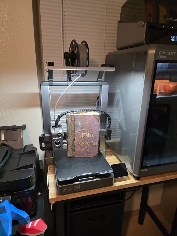 Creality Hi LED Light Strip/Bar Holder Mod