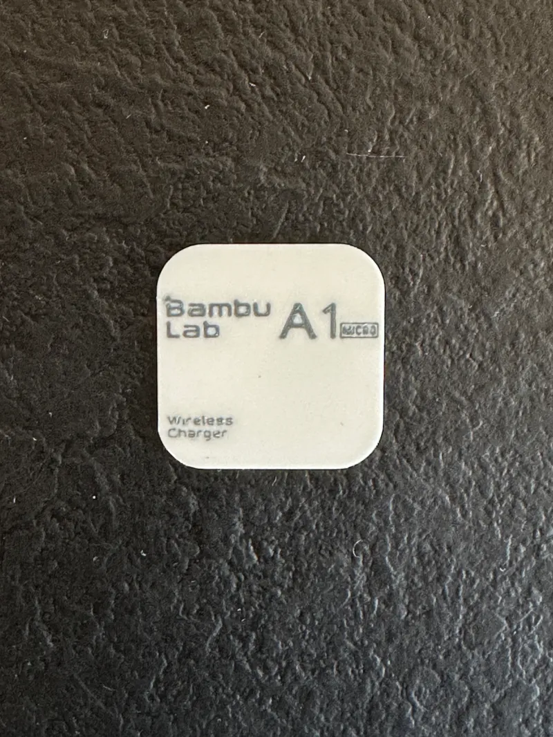 Nameplate for A1 mini Wireless Charger - 2 color