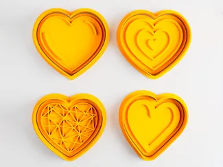Hearts Clay - Cookie Cutter