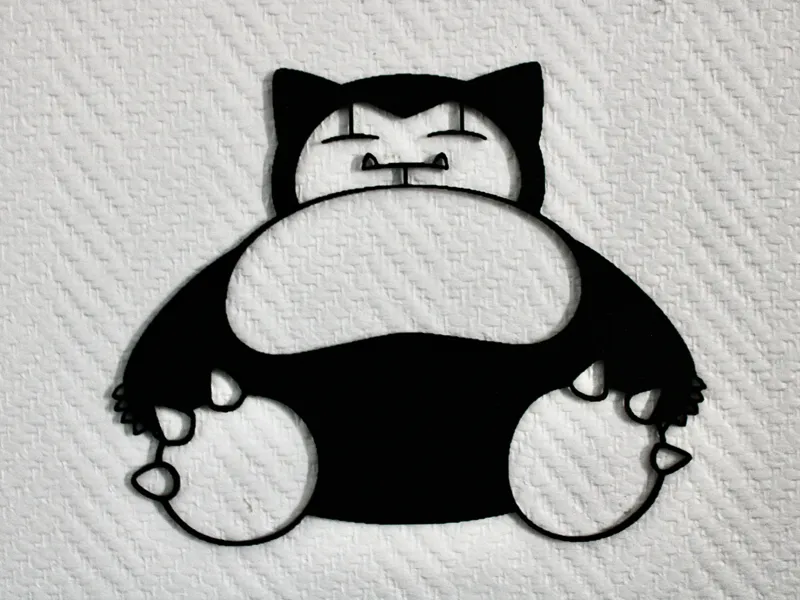 Ronflex Snorlax Pokémon wall art
