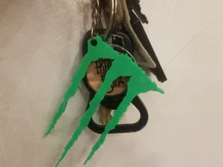 Monster Energy logo Keychain 