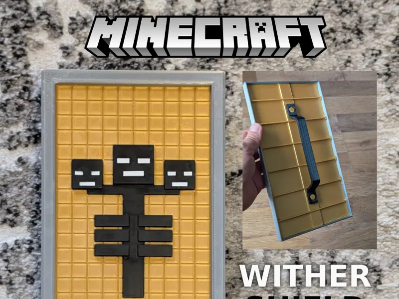 Minecraft Shield (Wither style)