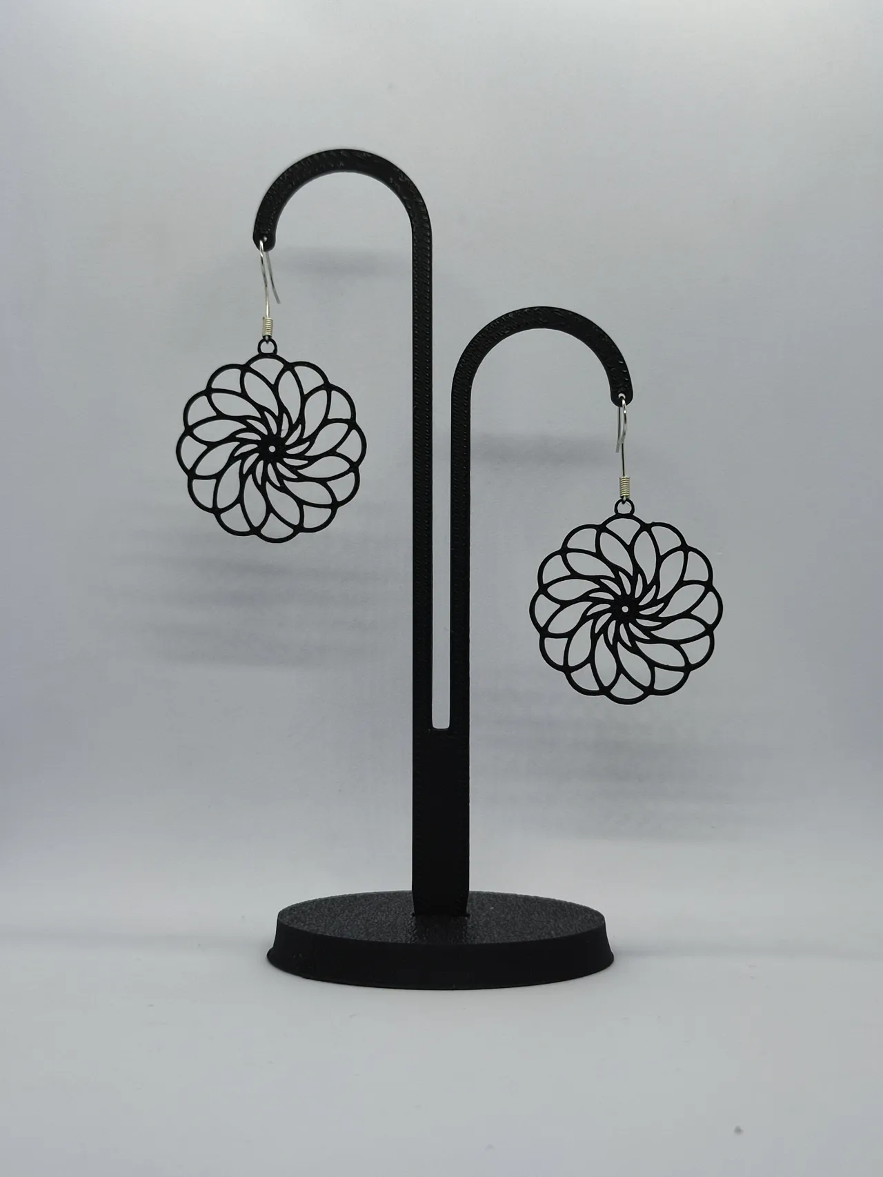 Pendientes Girasol Nocturno view 2