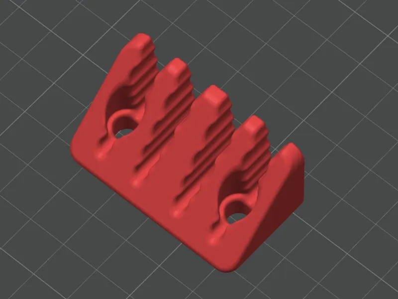 Cable holder // Print in place 