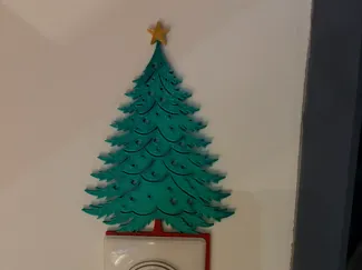 Déco interrupteur Sapin de Noël