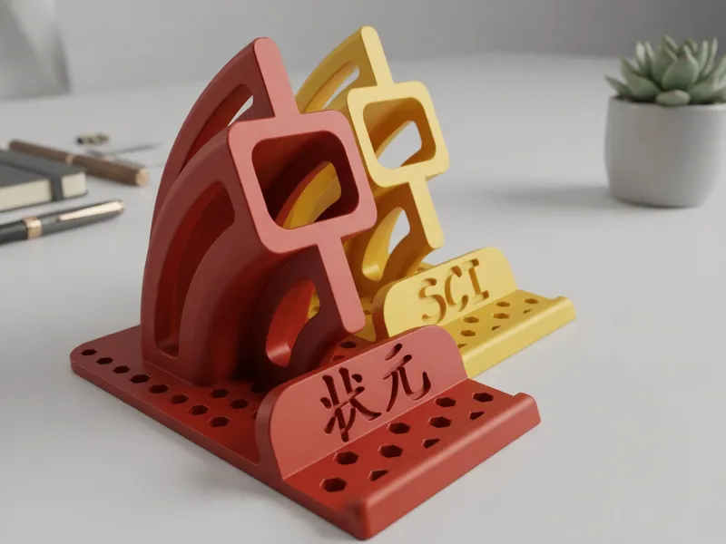 高"中"造型手机支架