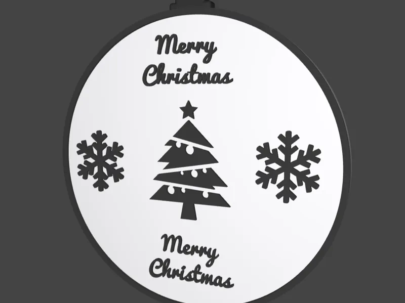 Merry Christmas ornament
