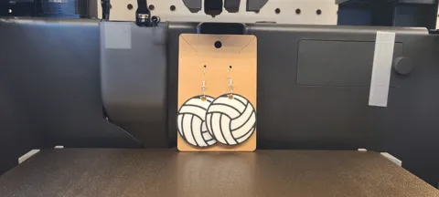 Volleyball Earrings/Keychain