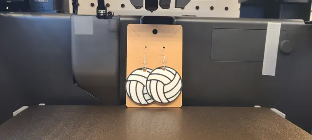 Volleyball Earrings/Keychain