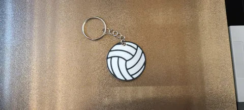 Volleyball Earrings/Keychain view 2