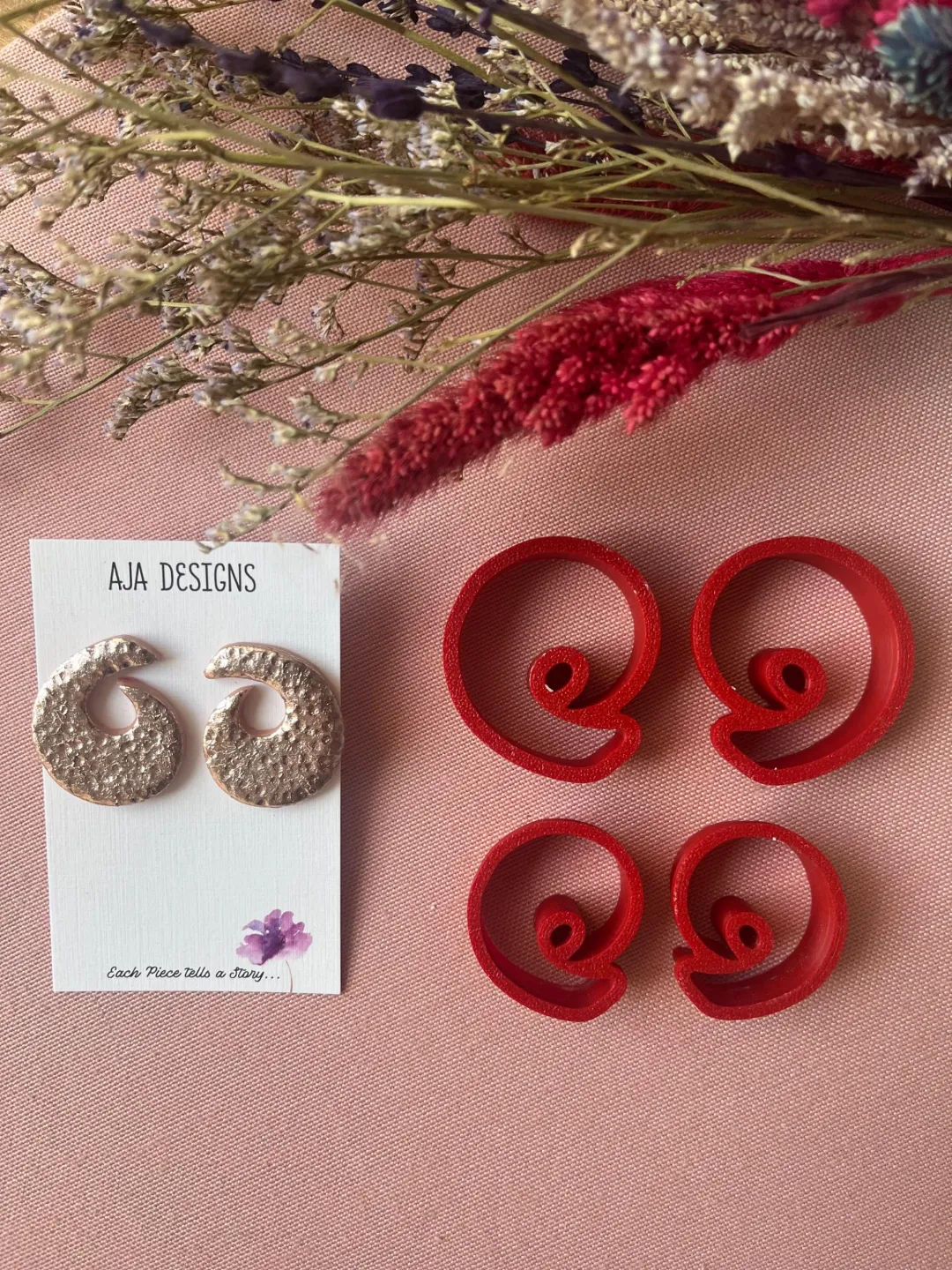 Polymer Clay Earring Mold 23 view 2