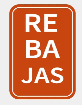cartel REBAJAS