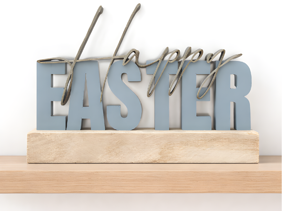 00157 Schriftzug Happy Easter
