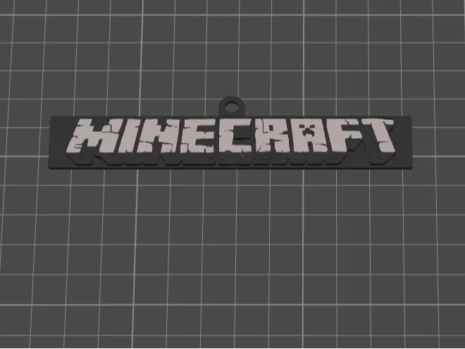Minecraft keychain 