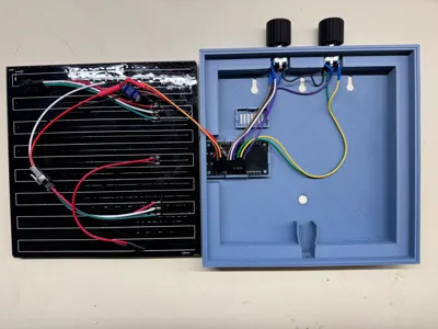 16x16 LED Matrix Frame with Encoders