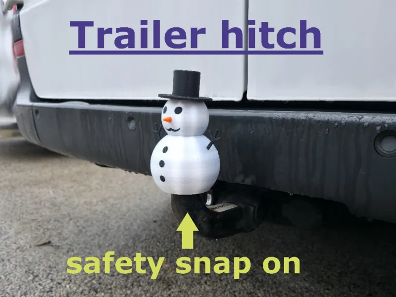 Trailer hitch Snowman