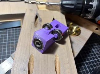 3Bearing Pocket Hole Jig (No metal pipe inserts)