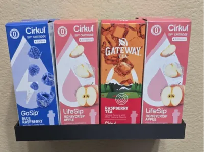 Cirkul Water flavor shelf