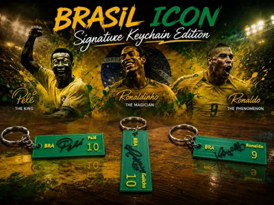 Brazil Legends – Signature Keychains Collection