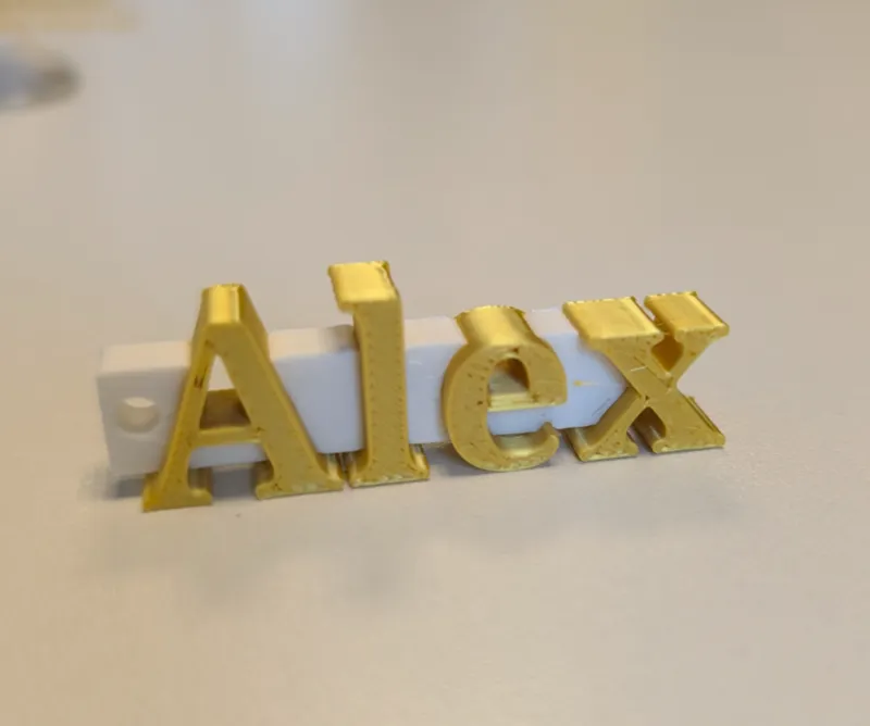 Alex name tag