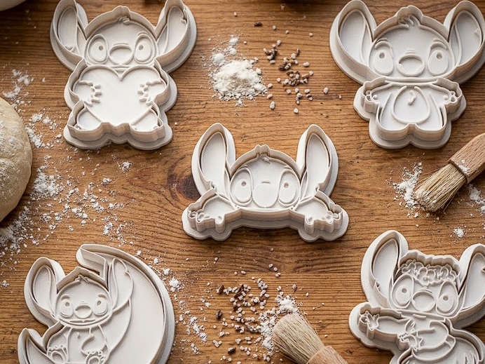 Stich cookie cutters+ stamp