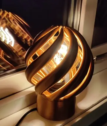 8 arm spiral lamp 