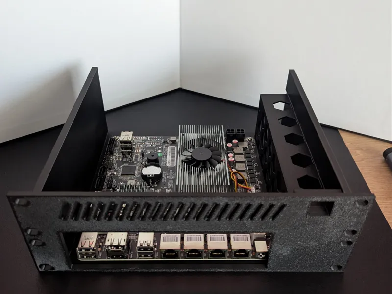 10" 2U Rack mountable ITX Chassis