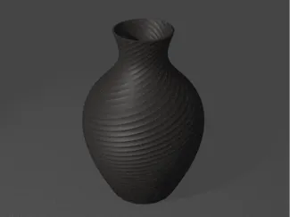 Twister Vase – A Modern Spiral Design