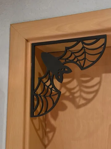 Modelo para impresión 3D: Halloween Türrahmen-Eckdeko Fledermaus — vista de referencia 5