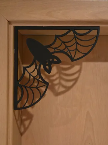 Modelo para impresión 3D: Halloween Türrahmen-Eckdeko Fledermaus — vista de referencia 4