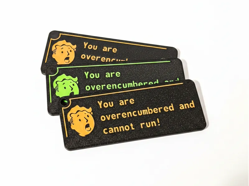 Fallout Overencumbered Tag