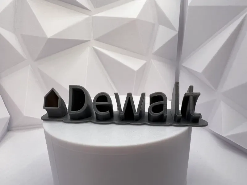 Dewalt desk top plaque