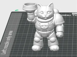 Space Marine inspired-The Great Meow, Cat Marine!