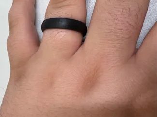 Simple print  7mm thick wedding ring 