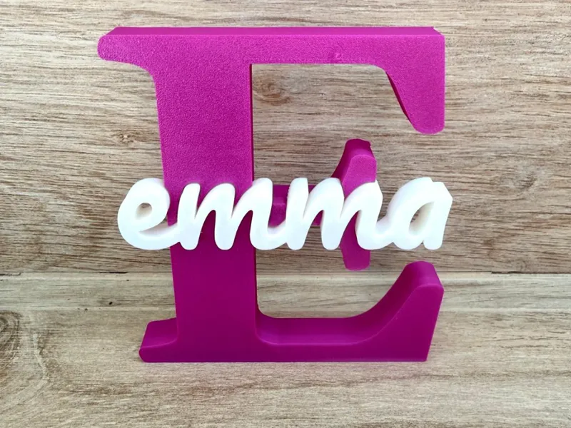 Letra E + nombre Emma