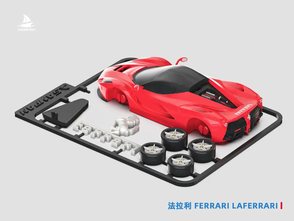 Ferrari LaFerrari】Ferrari LaFerrari 1/64 Scale Model Car with