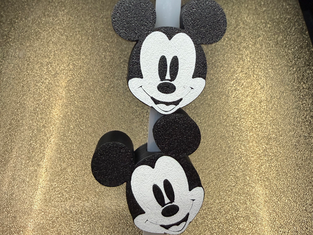 Classic Mickey Mouse Stanley Straw Topper 3 Ways
