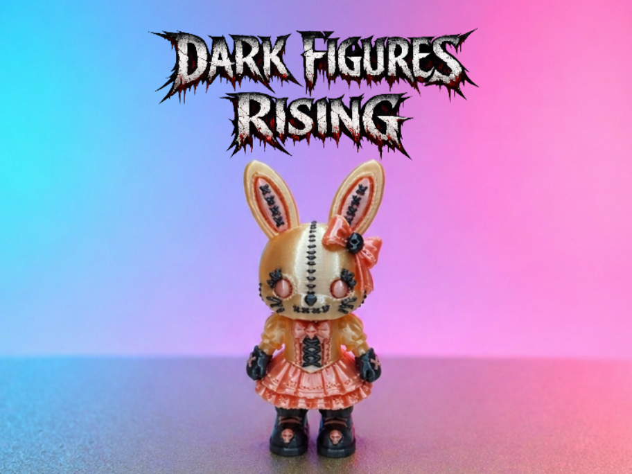 Hasenmaedchen "Zipperbunny" Gothic Lolita Skulptur