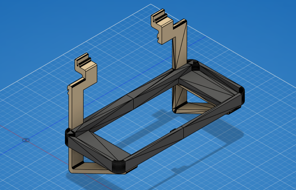 Miniatura 7 do modelo 3D AMS HT Side Mount Shelf Riser
