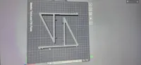 Modified support brackets with protective pad. Brackets Only