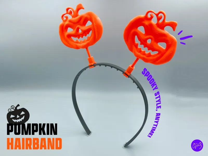 UniBand – Halloween Pumpkin detailed Headband