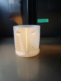 Sapin de Noël avec étoile porte-bougie - mode vase — photo 2