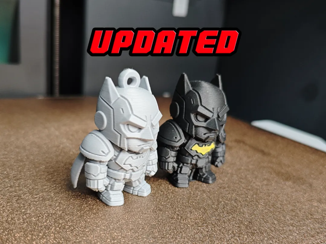 Keychain Mecha Batman by Osmand MakerWorld: Download Free 3D Models - 3D model önizlemesi