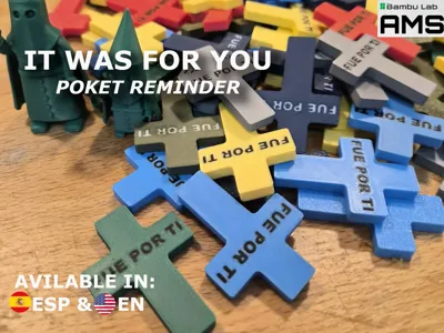 IT WAS FOR YOU - POCKET REMINDER