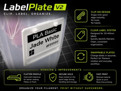 Clip-On Filament Label Plates (v2)