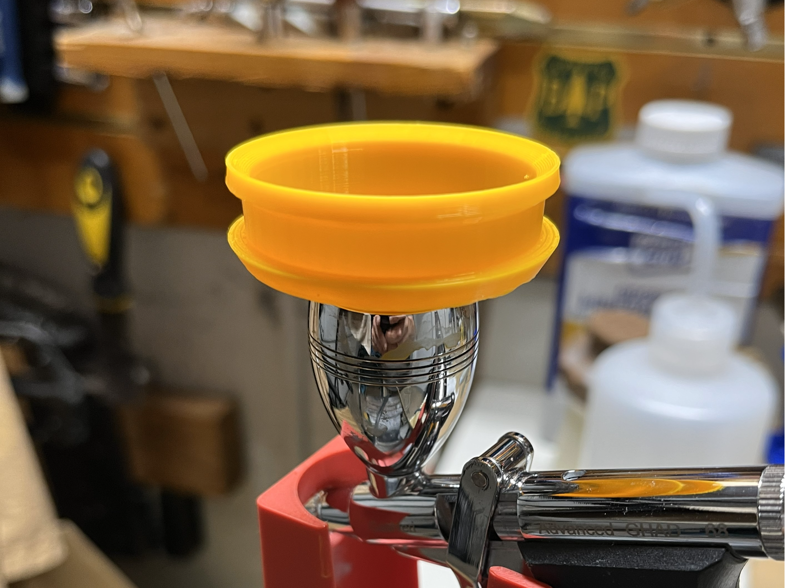 paint cup and funnel strainer