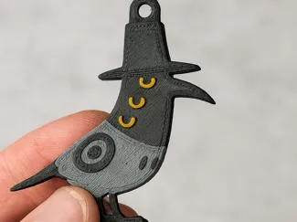 Sussie Keychain (The Bird from Kpop Demon Hunters)