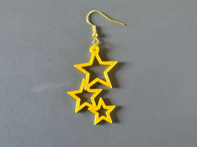 star earring, cute, jewelry, minimalist