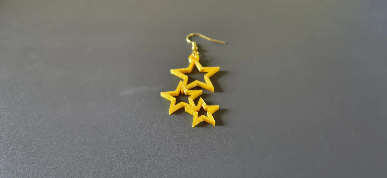 star earring, cute, jewelry, minimalist view 3