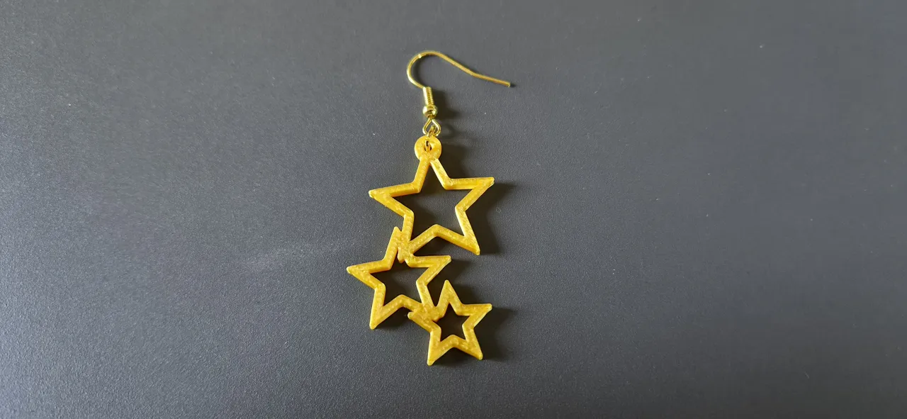 star earring, cute, jewelry, minimalist view 2